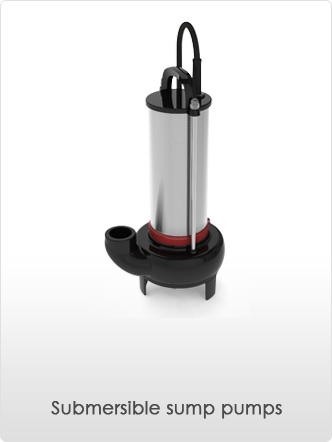 Submersible sump pumps
