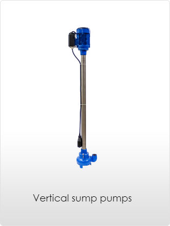 Vertical sump pumps
